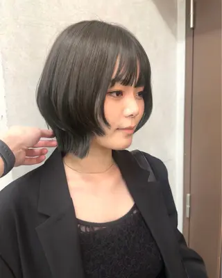 ショート カラー Hiroto/表参道 /暗髪/モード♠️のヘアスタイル