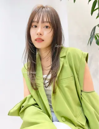セミロング レイヤーカット Kinoのヘアスタイル