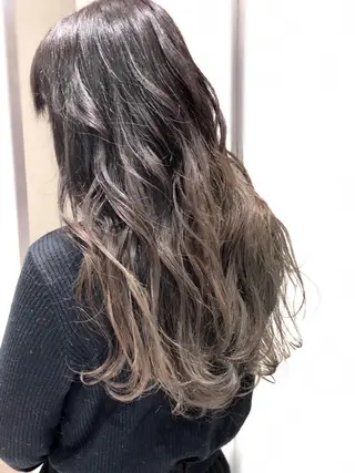 ロング カラー tuki yokohama所属・店長 小池アキトのヘアスタイル