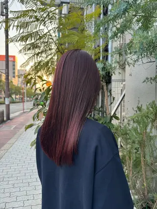 ミディアム カラー TSUBAME HAIR所属・Yuzu .のヘアスタイル