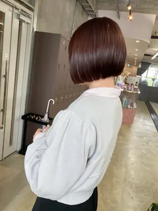 ミディアム カラー 小木曽智美 /ボブ/ショートのヘアスタイル