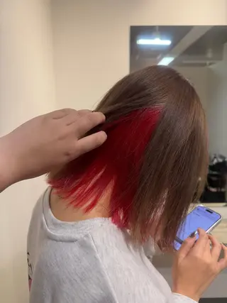 ミディアム neaf 六本木店所属・六本木🫧ハイライト 望月彩音のヘアスタイル