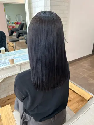 ミディアム 透明感カラー/牧内 楓/インナーカラーのヘアスタイル