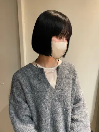 ショート カラー ハナ🌼 梅田/ボブ/パーマのヘアスタイル