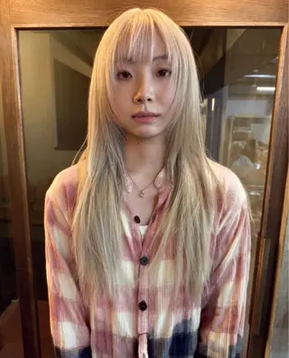ロング カラー @明治神宮前 MISAのヘアスタイル