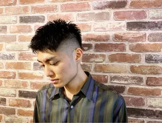 ショート メンズ 石鳶 勝のヘアスタイル