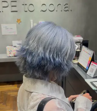 ショート カラー ハイトーン、カラー 特化⟡.·すわ☁️のヘアスタイル