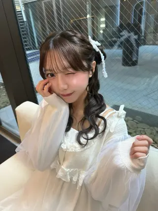 ヘアアレンジ amans eye りり𝜗𝜚のマツエク・マツパデザイン
