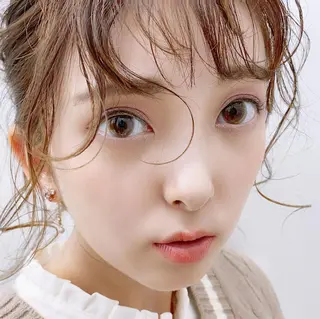 ミディアム カラー taya所属・加古 皐月のヘアスタイル