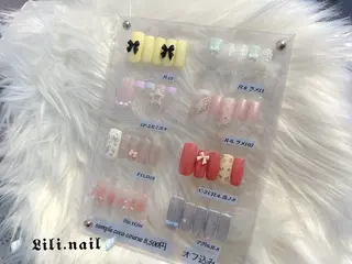 ネイル lili.nail y2k/ワンホンのネイルデザイン