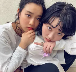 ロング ヘアアレンジ 林 瑠夏のヘアスタイル