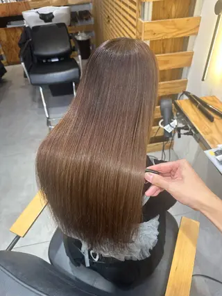 セミロング リキ/縮毛矯正🫧 /メンズカット💈のヘアスタイル