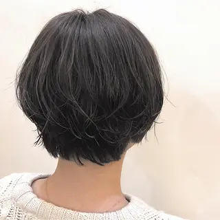 ショート パーマ レイヤー/ハイトーン 🧸SENAのヘアスタイル