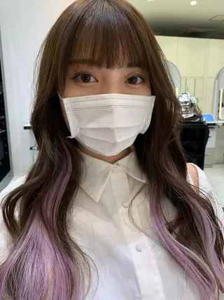 ロング カラー 🦋　大塚 絢　🦋のヘアスタイル