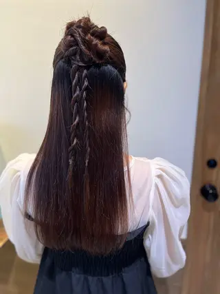 ミディアム ❁ヘアメ❁ YUMI ❁ゆみ❁のヘアスタイル