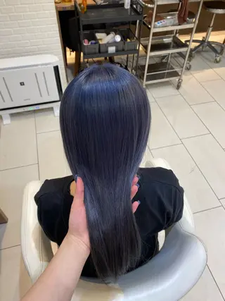 ロング カラー 🎀ボブカット🤍 💙韓国風パーマみくのヘアスタイル