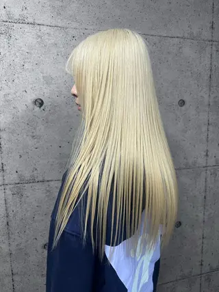 ロング カラー ハイトーン/ブリーチ カラー/SHOGOのヘアスタイル