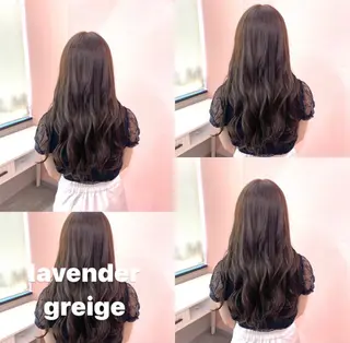 ロング カラー RIYA❤︎ Aujuaソムリエのヘアスタイル