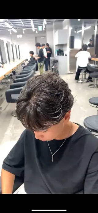 ショート パーマ メンズ トレンド🔥メンズ 特化⚡️網野裕希のヘアスタイル