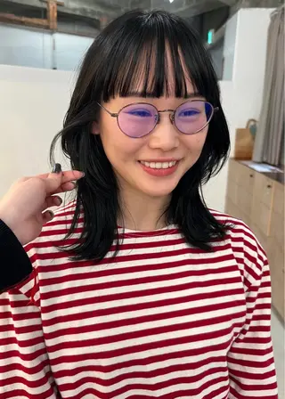 ミディアム the hinc所属・miyu /大阪 /レイヤーカットのヘアスタイル