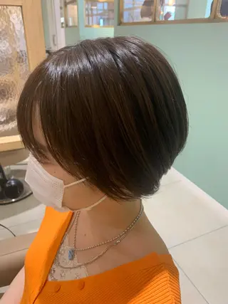 ショート カラー ハイトーン/メンズ/ ウルフ特化   小松のヘアスタイル