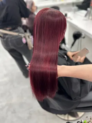 ロング カラー パーマ ヘアアレンジ メンズ キッズ ♥️韓国ヘア レイヤー♥️ゆりのヘアスタイル