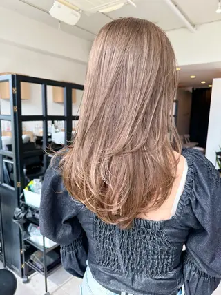 セミロング ✨透明感カラー 恵比寿HAYATO✨のヘアスタイル