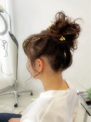 ヘアアレンジ 柴田泰秀sotti. 髪質改善/ブリーチのヘアスタイル