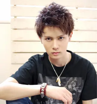 ショート カラー パーマ メンズ Heart's所属・若杉 諒のヘアスタイル