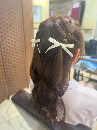 ヘアアレンジ 栗林 萌々のヘアスタイル