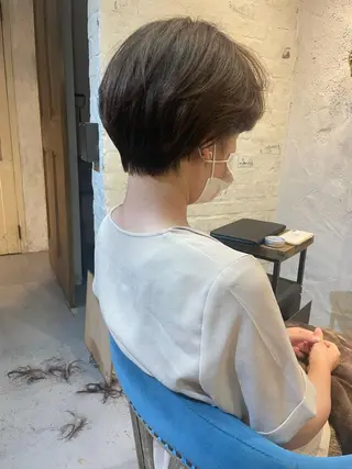 ショート 泊 紗羅のヘアスタイル