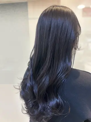 ロング カラー 艶質改善/縮毛矯正 ササキナツミのヘアスタイル