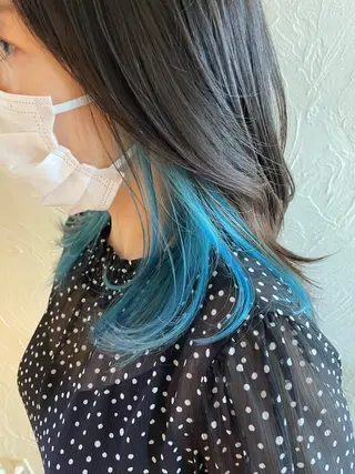 セミロング カラー ageless所属・ageless/ nana/髪質改善のヘアスタイル