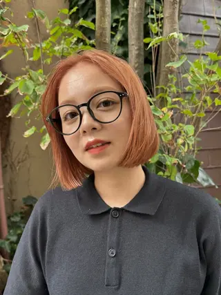 ショート カラー KOHNO/ブリーチ なし/透明感カラーのヘアスタイル