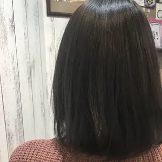 ミディアム カラー パーマ 金崎 新吾のヘアスタイル