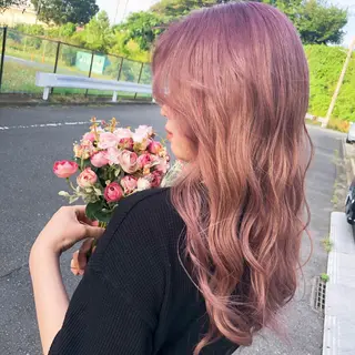 ロング カラー ヘアアレンジ サービス満足度 No1👑植田愛夕のヘアスタイル