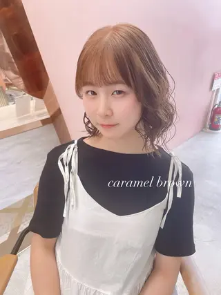 カラー 艶髪ワンホンヘア🩶 ayaha🩶のヘアスタイル