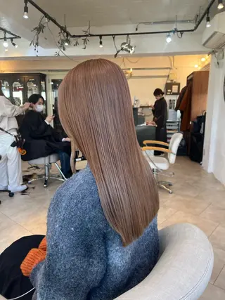 ロング カラー 💛ハイトーン💛 りむのヘアスタイル