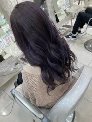 ロング カラー 髪質改善カラー特化 上村保幸のヘアスタイル