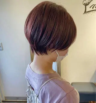 ショート カラー 💐美しいショート× パーマ💐早坂駆留のヘアスタイル