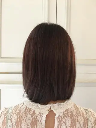 ミディアム 田中 未澪のヘアスタイル