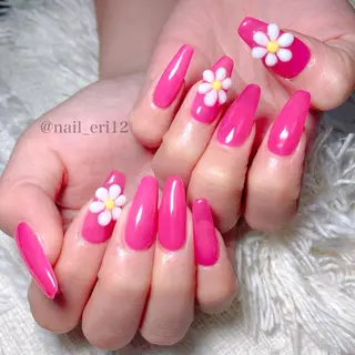 ロング ネイル nail salon &e eriのネイルデザイン