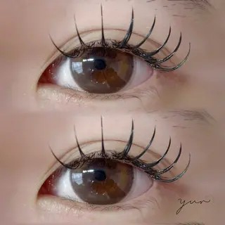 マツエク・マツパ yur西梅田 Mikuのマツエク・マツパデザイン