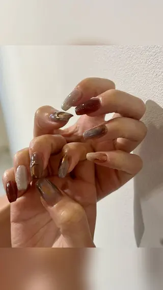 ネイル 小川 奈々花のネイルデザイン