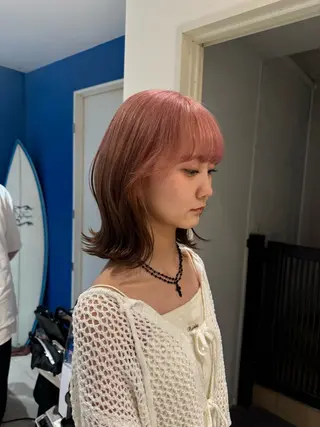 カラー 🍓URARA 🥀最強ハイトーン❤のヘアスタイル