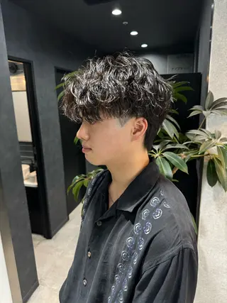 パーマ メンズ パーマ特化 まなるのヘアスタイル