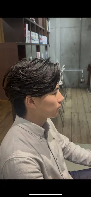 パーマ メンズ パーマ特化🔥 fifth渡部竜馬のヘアスタイル