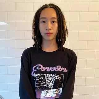 ミディアム カラー パーマ ヘアアレンジ メンズ キッズ ネイル マツエク・マツパ 中元 淳のヘアスタイル