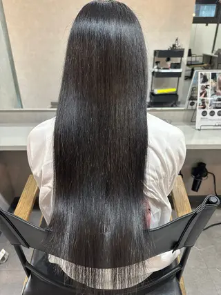 ロング カラー 京都駅/透明感カラー /髪質改善/岩崎拓郎のヘアスタイル