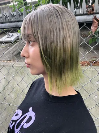 ミディアム 圧倒的美髪ストレート ツダケイタロウのヘアスタイル